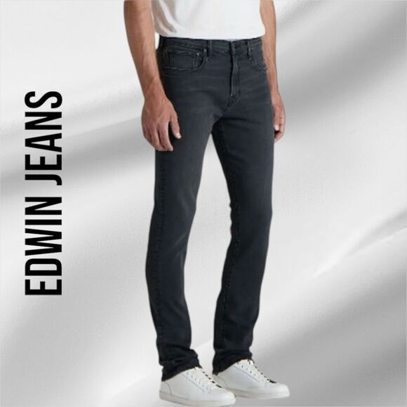 EDWIN Men’s Maddox Slim Fit Jeans in the Size 31X32” in Knight Ryder Gray Color - Picture 4 of 14